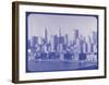 New York City In Winter VI In Colour-British Pathe-Framed Giclee Print