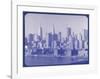 New York City In Winter VI In Colour-British Pathe-Framed Giclee Print