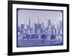 New York City In Winter VI In Colour-British Pathe-Framed Giclee Print