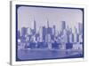 New York City In Winter VI In Colour-British Pathe-Stretched Canvas