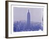 New York City In Winter VII In Colour-British Pathe-Framed Giclee Print