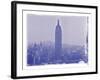 New York City In Winter VII In Colour-British Pathe-Framed Giclee Print