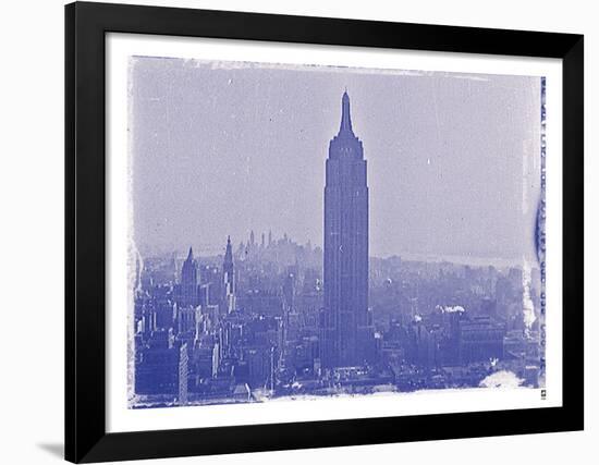 New York City In Winter VII In Colour-British Pathe-Framed Giclee Print