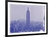 New York City In Winter VII In Colour-British Pathe-Framed Giclee Print