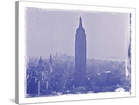 New York City In Winter VII In Colour-British Pathe-Stretched Canvas