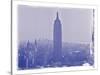 New York City In Winter VII In Colour-British Pathe-Stretched Canvas