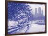 New York City In Winter VIII In Colour-British Pathe-Framed Giclee Print