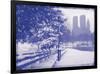 New York City In Winter VIII In Colour-British Pathe-Framed Giclee Print