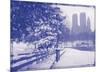 New York City In Winter VIII In Colour-British Pathe-Mounted Giclee Print