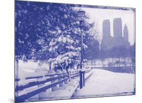 New York City In Winter VIII In Colour-British Pathe-Mounted Giclee Print