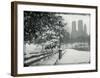 New York City In Winter VIII-British Pathe-Framed Giclee Print