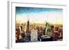 New York City IV - In the Style of Oil Painting-Philippe Hugonnard-Framed Giclee Print