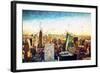 New York City IV - In the Style of Oil Painting-Philippe Hugonnard-Framed Giclee Print