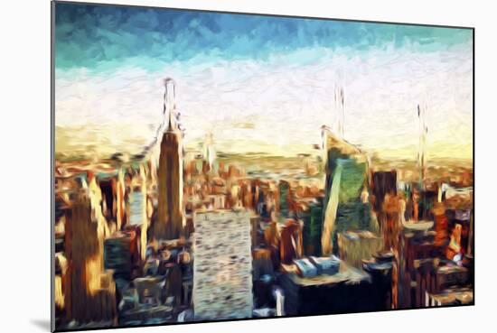 New York City IV - In the Style of Oil Painting-Philippe Hugonnard-Mounted Giclee Print