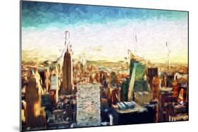 New York City IV - In the Style of Oil Painting-Philippe Hugonnard-Mounted Giclee Print