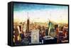 New York City IV - In the Style of Oil Painting-Philippe Hugonnard-Framed Stretched Canvas