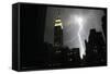 New York City - Lightning Storm-Trends International-Framed Stretched Canvas