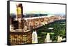 New York City Lights-Philippe Hugonnard-Framed Stretched Canvas