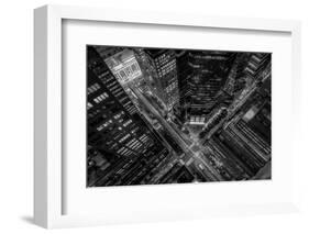 New York City Looking Down-Bruce Getty-Framed Photographic Print