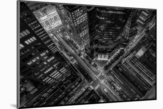 New York City Looking Down-Bruce Getty-Mounted Photographic Print