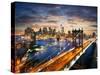 New York City - Manhattan after Sunset - Beautiful Cityscape-IM_photo-Stretched Canvas