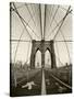New York City, Manhattan, Brooklyn Bridge at Dawn, USA-Gavin Hellier-Stretched Canvas