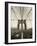 New York City, Manhattan, Brooklyn Bridge at Dawn, USA-Gavin Hellier-Framed Photographic Print