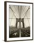 New York City, Manhattan, Brooklyn Bridge at Dawn, USA-Gavin Hellier-Framed Photographic Print