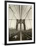 New York City, Manhattan, Brooklyn Bridge at Dawn, USA-Gavin Hellier-Framed Photographic Print