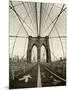 New York City, Manhattan, Brooklyn Bridge at Dawn, USA-Gavin Hellier-Mounted Photographic Print