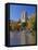 New York City, Manhattan, Central Park and the Grand Buildings across the Lake in Autumn, USA-Gavin Hellier-Framed Stretched Canvas