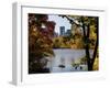 New York City, Manhattan, Central Park and the Grand Buildings across the Lake in Autumn, USA-Gavin Hellier-Framed Photographic Print