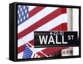 New York City, Manhattan, Downtown Financial District - Wall Street and the New York Stock Exchange-Gavin Hellier-Framed Stretched Canvas