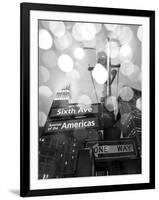 New York City, Manhattan, Empire State Building on a Rainy Evening- Low Angle View, USA-Gavin Hellier-Framed Photographic Print