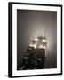 New York City, Manhattan, Empire State Building on a Rainy Evening- Low Angle View, USA-Gavin Hellier-Framed Photographic Print