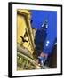 New York City, Manhattan, Grand Central Station and the Chrysler Building Illuminated at Dusk, USA-Gavin Hellier-Framed Photographic Print