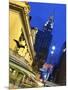 New York City, Manhattan, Grand Central Station and the Chrysler Building Illuminated at Dusk, USA-Gavin Hellier-Mounted Photographic Print