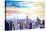 New York City Manhattan Panorama with WTC Chrysler-Markus Bleichner-Stretched Canvas