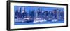 New York City, Manhattan, Panoramic View of Mid Town Manhattan across the Hudson River, USA-Gavin Hellier-Framed Photographic Print