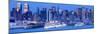 New York City, Manhattan, Panoramic View of Mid Town Manhattan across the Hudson River, USA-Gavin Hellier-Mounted Photographic Print