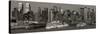 New York City, Manhattan, Panoramic View of Mid Town Manhattan across the Hudson River, USA-Gavin Hellier-Stretched Canvas