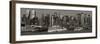 New York City, Manhattan, Panoramic View of Mid Town Manhattan across the Hudson River, USA-Gavin Hellier-Framed Photographic Print