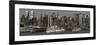 New York City, Manhattan, Panoramic View of Mid Town Manhattan across the Hudson River, USA-Gavin Hellier-Framed Photographic Print