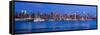 New York City, Manhattan, Panoramic View of Mid Town Manhattan across the Hudson River, USA-Gavin Hellier-Framed Stretched Canvas