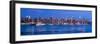 New York City, Manhattan, Panoramic View of Mid Town Manhattan across the Hudson River, USA-Gavin Hellier-Framed Premium Photographic Print