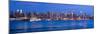 New York City, Manhattan, Panoramic View of Mid Town Manhattan across the Hudson River, USA-Gavin Hellier-Mounted Photographic Print