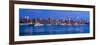 New York City, Manhattan, Panoramic View of Mid Town Manhattan across the Hudson River, USA-Gavin Hellier-Framed Photographic Print