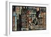 New York City Manhattan Skyline and Office Skyscrapers Building-isaxar-Framed Photographic Print