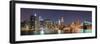 New York City Manhattan Skyline Panorama with Brooklyn Bridge and Office Skyscrapers Building in At-Songquan Deng-Framed Photographic Print