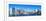 New York City Manhattan Skyline Panorama with Brooklyn Bridge and Skyscrapers over Hudson River in-Songquan Deng-Framed Photographic Print